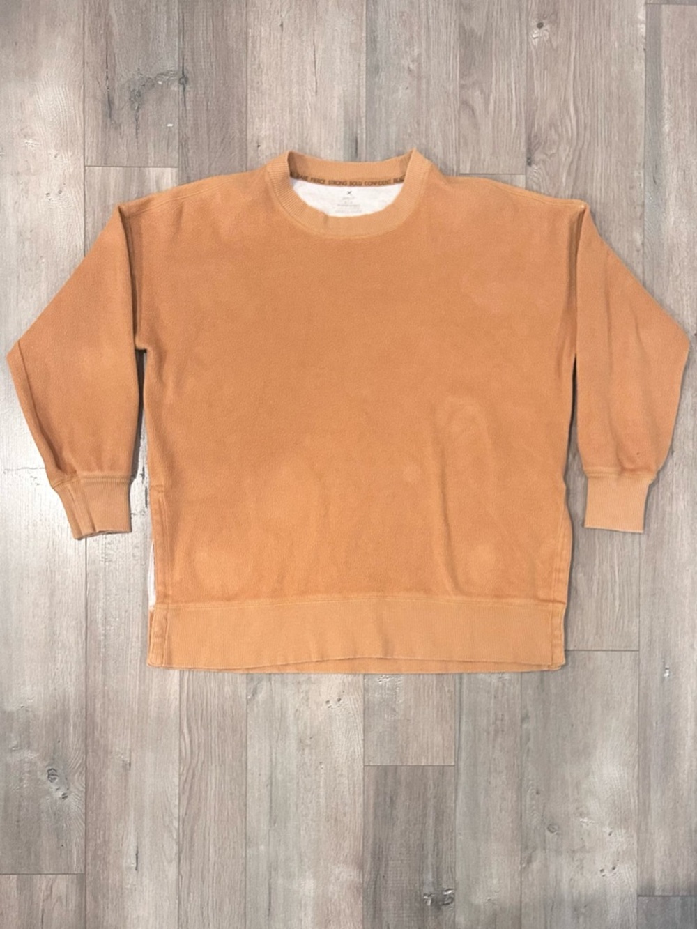 Women’s Casual Crewneck Sweater in Burnt Orange